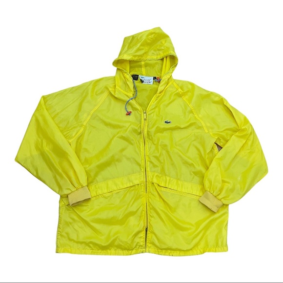 Lacoste Other - Vintage Izod Lacoste Light Windbreaker Hooded Jacket Size XL